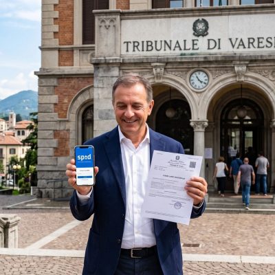 Casellario giudiziale con Spid: la sperimentazione parte da Varese